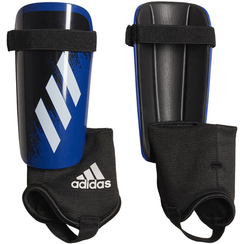 adidas Juniors' X 20 Match Shin Guards FS6595 WHITE/ROYAL BLUE/BLACK