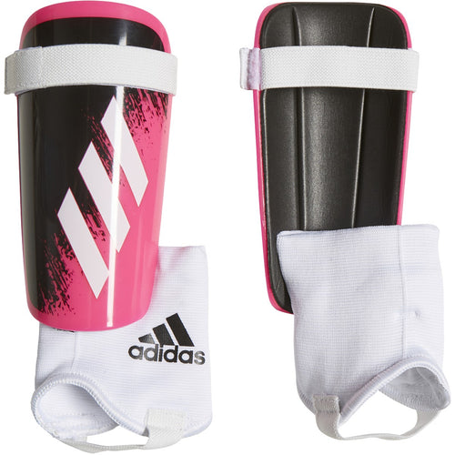 adidas Juniors' X 20 Match Shin Guards WHITE/SHOCK PINK/BLACK FS6596