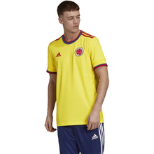 Load image into Gallery viewer, adidas Men&#39;s Colombia Home Jersey 2021 FT1475 Yellow/Red