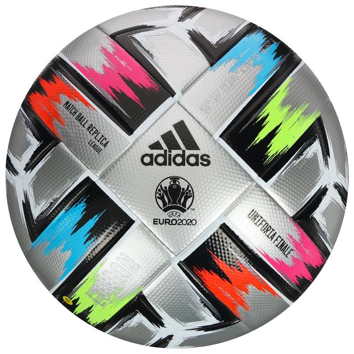 adidas Uniforia Finale League Soccer Ball FT8305 Gray/black/Pink