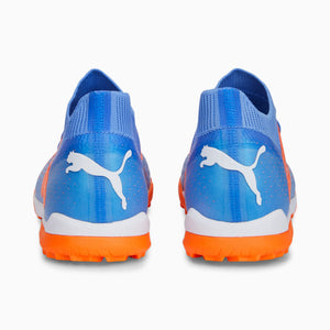 Puma Future Match Turf Soccer Shoes 107184 01  BLUE GLIMMER-PUMA WHITE-ULTRA ORANGE