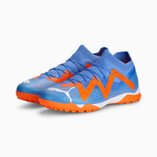 Load image into Gallery viewer, Puma Future Match Turf Soccer Shoes 107184 01  BLUE GLIMMER-PUMA WHITE-ULTRA ORANGE