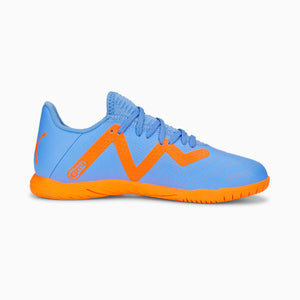 Puma Future Play Indoor Soccer Shoes 107204 01 BLUE GLIMMER-PUMA WHITE-ULTRA ORANGE