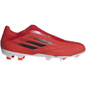 adidas X Speedflow.3 Lace less FG Soccer Cleats FY3271 RED/BLK