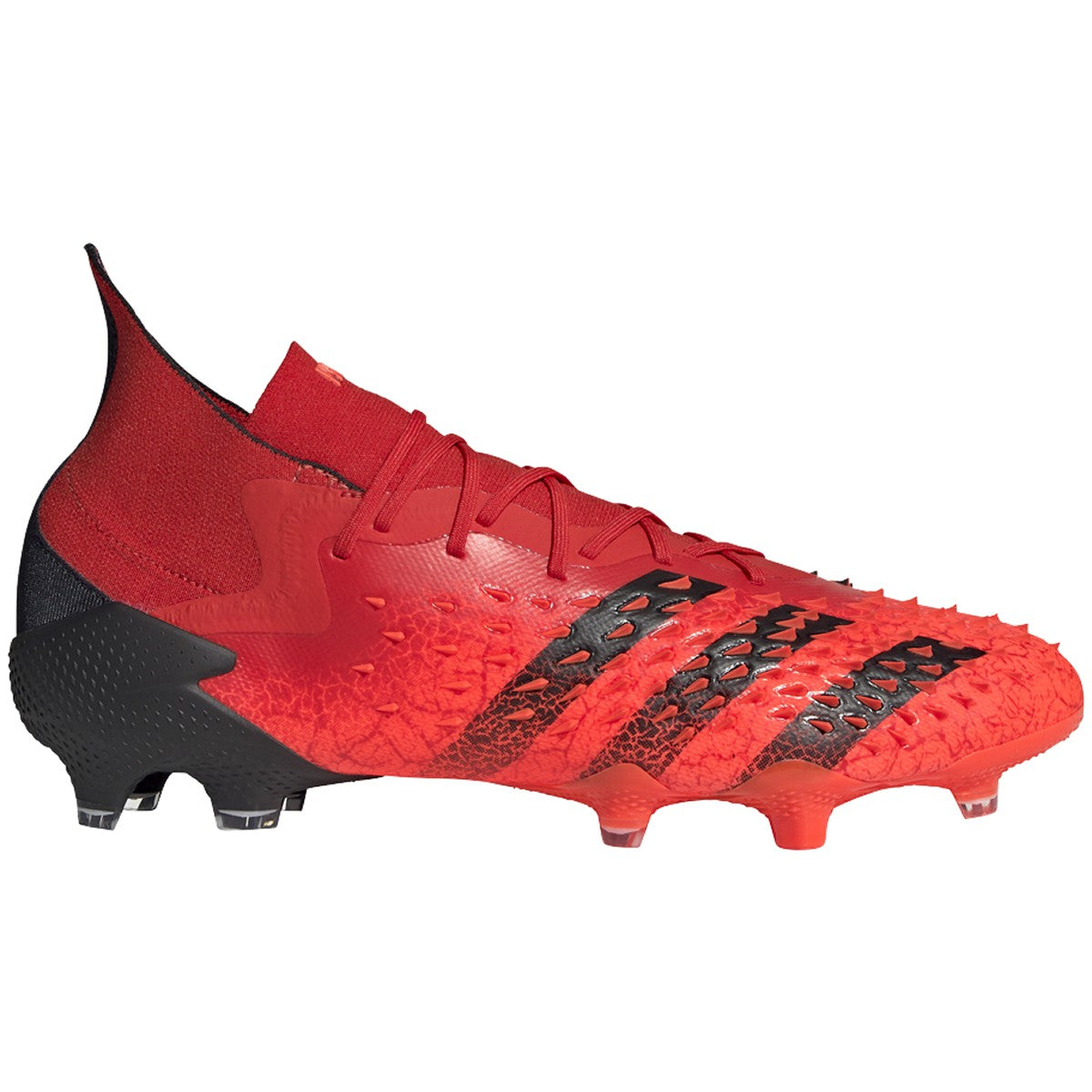 adidas soccer cleats red and black