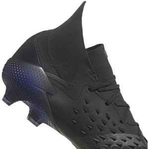 adidas Predator Freak.1 FG Soccer Cleats FY6257 Black/Iron Met/Sonic Ink