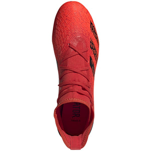 adidas Predator Freak.3 FG Soccer Cleats FY6279 RED/CORE BLACK/SOLAR RED