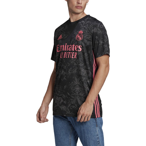 Adidas Adult Real Madrid 3rd Jersey 2020-21 Black GE0933