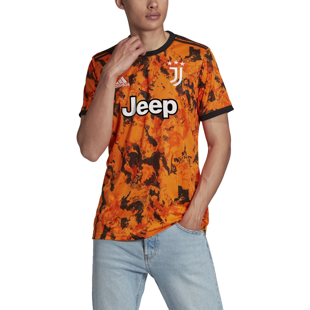 Adidas Adult Juventus 3rd Jersey 2020-21 Orange GE4856