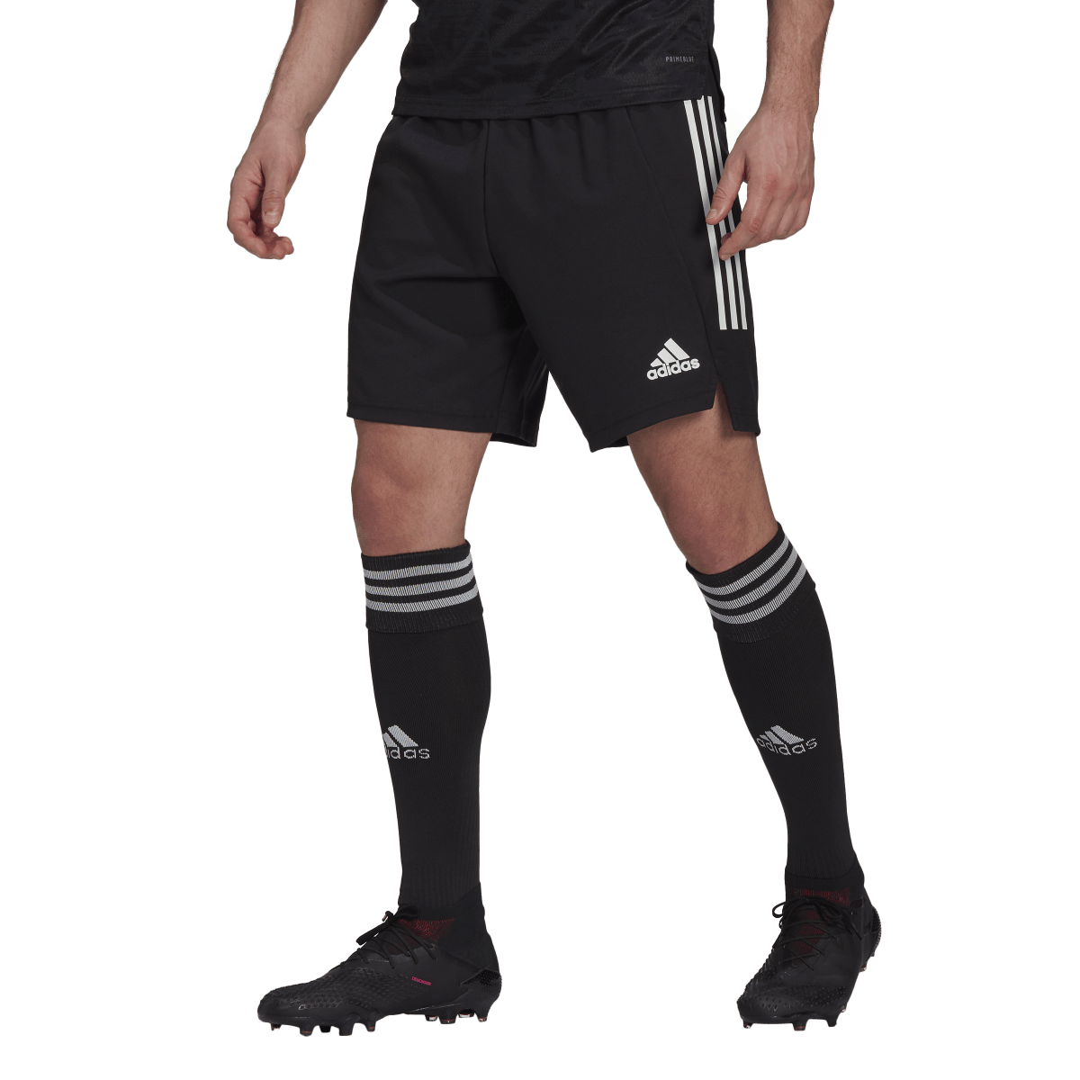 Soccer adidas 21 Shorts BLACK/WHITE Condivo Zone GJ6804 Adult –