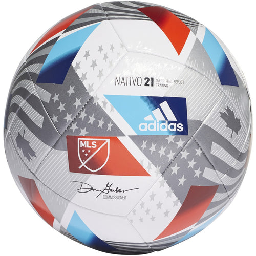 adidas MLS TRAINING Ball 2021- GK3501 White/Red/silver