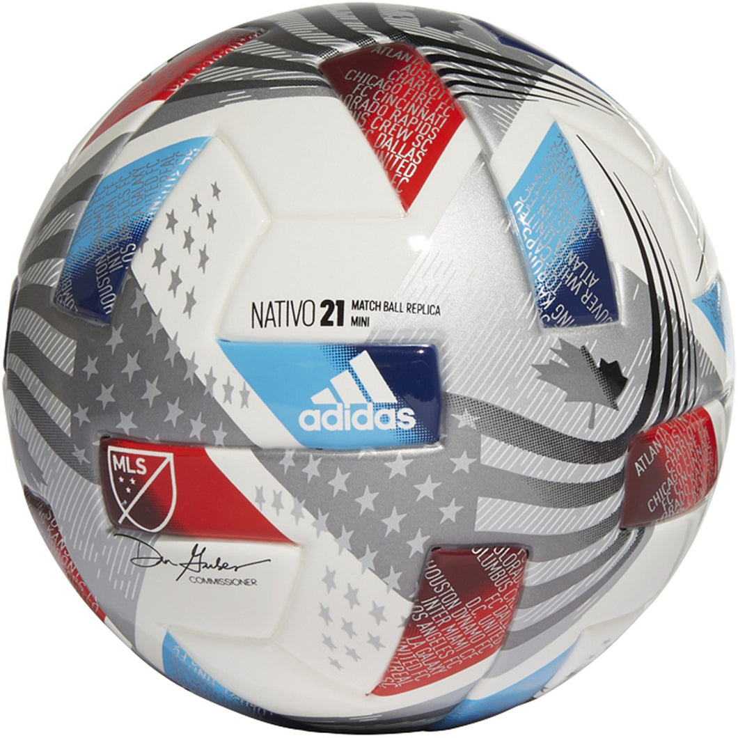 adidas 2021 MLS Official Mini Ball GK3503 White/Red