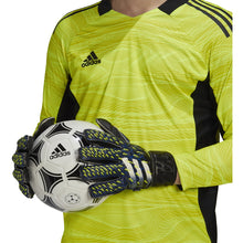 Load image into Gallery viewer, adidas Predator Match Fingersave Goalkeeper Gloves GK3539 Black/Yellow