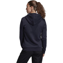 Load image into Gallery viewer, adidas Women&#39;s Essentials Linear Over Head Fleece Hoodie LEGEND INK/SIGNAL PINK GL6308