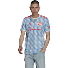 Load image into Gallery viewer, adidas Manchester United FC Adult Away Jersey GM4621 WHITE/BLUE/RED