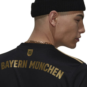 adidas FC Bayern Munich Men's Jersey 21/22 GM5317 BLACK/GOLD