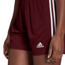 Load image into Gallery viewer, adidas Women’s Squadra 21 Shorts GN8085 MAROON/WHITE