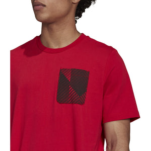 adidas Manchester United FC Street Tee GR3891 RED/BLACK
