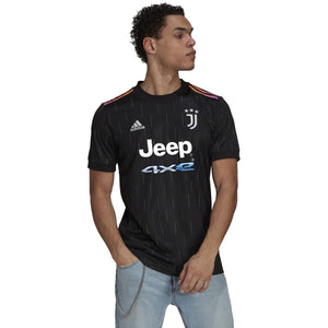 adidas Juventus Away Jersey 2021/22 GS1438 BLACK/ORANGE