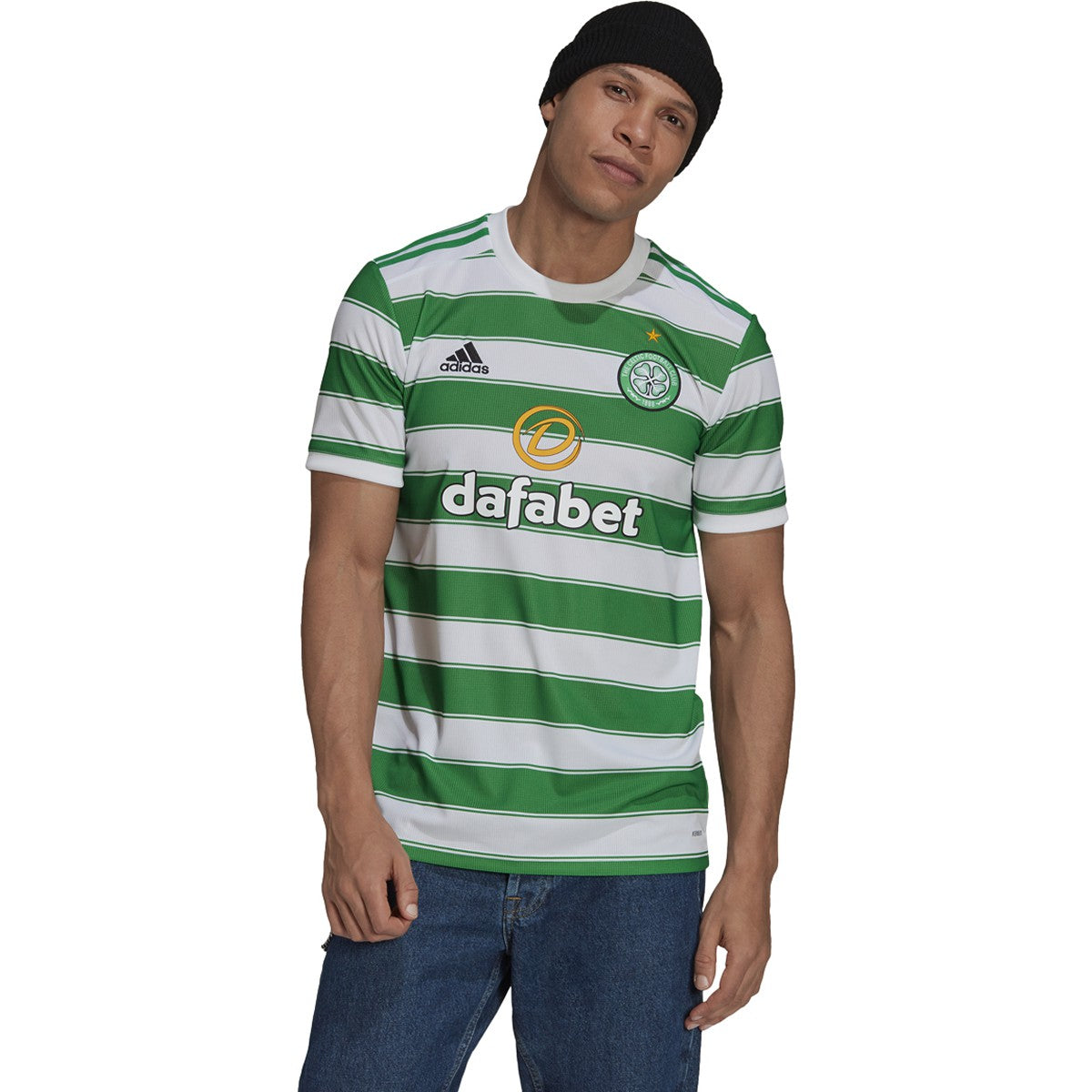 Celtic FC 2021 Adidas Teamgeist Jersey - Black / Team Semi Sol