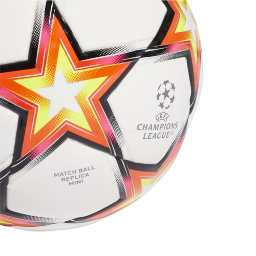 adidas Champions League FINALE21 Mini Ball GU0207 WHT/PINK/YEL
