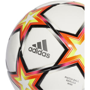 adidas Champions League FINALE21 Mini Ball GU0207 WHT/PINK/YEL