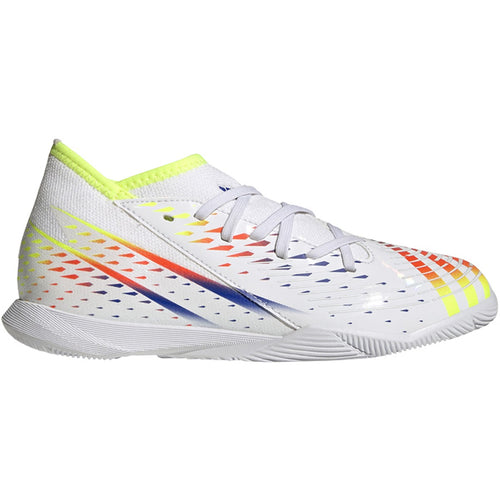 adidas Predator Edge.3 Junior Indoor Shoes GV8509  WHITE/SOLAR YELLOW/BLUE