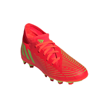 Load image into Gallery viewer, adidas Predator Freak.4 S FxG Youth Soccer Cleats GW0966 SOLAR RED/YELLOW