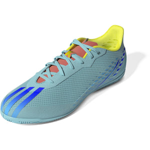 adidas X SpeedPortal.4 Indoor Shoes GW8502 CLEAR AQUA/POWER BLUE/SOLAR YELLOW