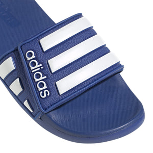 Adidas Adilette Comfort Adustable Kids Slides GZ5329 Royal Blue/White