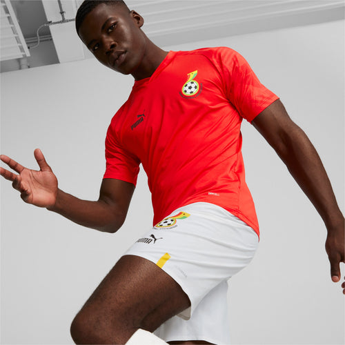 Puma Ghana Prematch Jersey 2022-23  767620 01 RED/BLACK