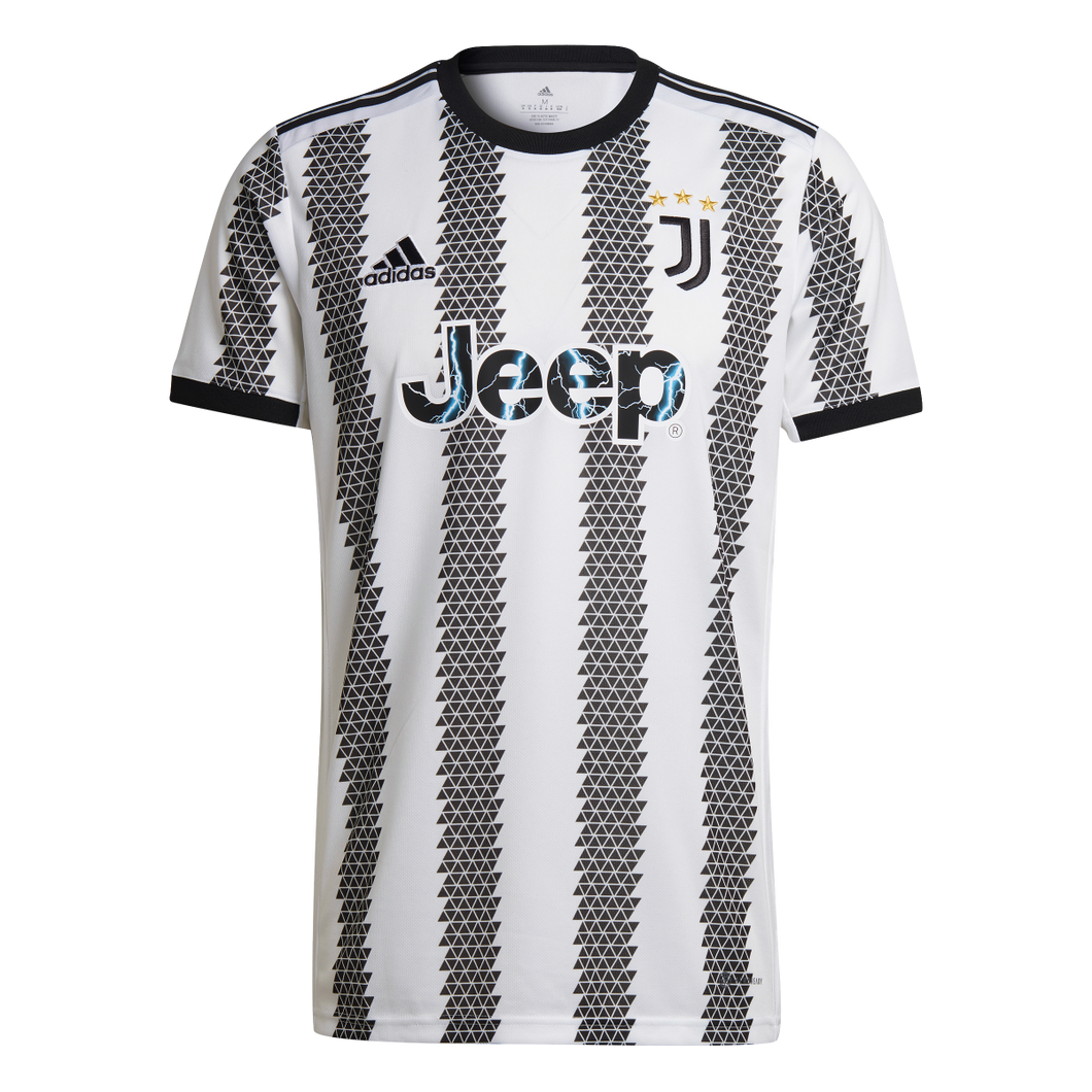 adidas Juventus Home Jersey 22/23 H38907 WHITE/BLACK
