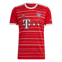 Load image into Gallery viewer, adidas FC Bayern Munich Home Replica Jersey 22/23 H39900 RED/WHITE