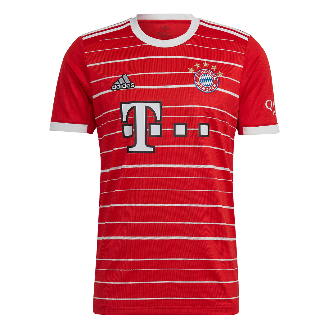 adidas FC Bayern Munich Home Replica Jersey 22/23 H39900 RED/WHITE