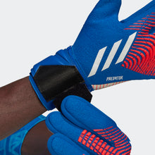 Load image into Gallery viewer, adidas Predator League Goalkeeper Gloves H53732 Hi-Res Blue/Turbo/White
