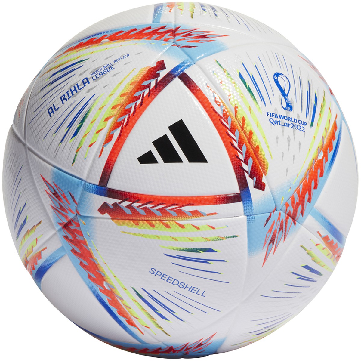 adidas AL RIHLA League Ball H57791 WHITE/PANTONE - FIFA World Cup Soccer