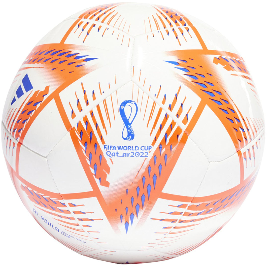 adidas Al Rihla Match Ball Club H57801 WHITE/SOLAR RED/PANTONE - 2022 FIFA World Cup