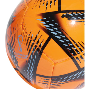 adidas Al Rihla Match Ball Club H57803 ORANGE/BLACK - 2022 FIFA World Cup