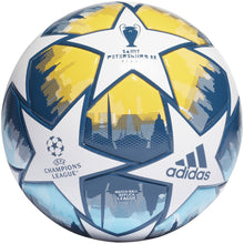Load image into Gallery viewer, adidas UEFA Champions League Ball St. Petersburg H57820 WHITE/BLUE/YELLOW
