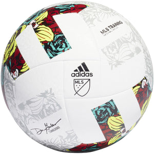 adidas 2022 MLS Training Match Ball Replica H57825 WHITE/YELLOW/BLUE