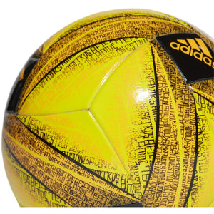 adidas Messi Mini Soccer Ball (Size 1) H57877 Yellow/black