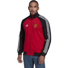 Load image into Gallery viewer, adidas Manchester United FC 2021/2022 Anthem Jacket H63993 RED/BLACK/WHITE