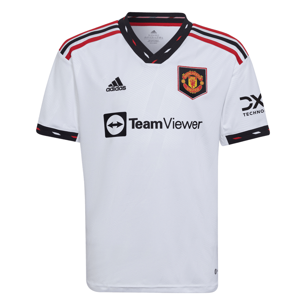 adidas Manchester United Away Youth Jersey 22/23 H64055 White