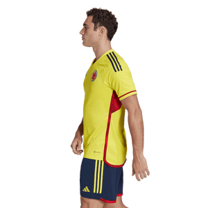 adidas Adult Colombia Home Jersey HB9170 YELLOW/NAVY