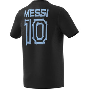adidas Youth Messi Graphic Tee HC1678 BLACK