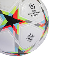 Load image into Gallery viewer, adidas UEFA Champions League UCL Training Soccer Ball HE3771 WHITE/SILVER/CYAN/BLACK/SOLAR RED