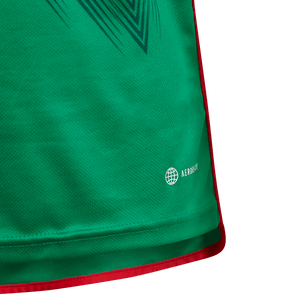 adidas Mexico Home Youth Jersey World Cup 2022 HE8848 Green/Red