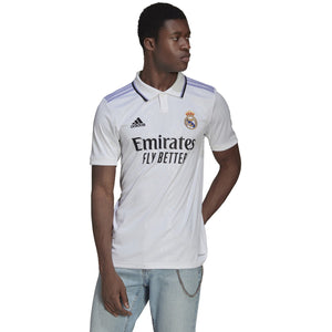 adidas Real Madrid CF Home Jersey 2022/23 HF0291 WHITE/PURPLE