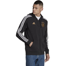 Load image into Gallery viewer, adidas Adult Germany DNA Full Zip Hoody 2022 HF4061 Black/White