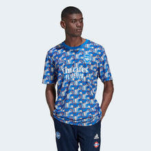 Load image into Gallery viewer, adidas Arsenal FC x Transport For London (TFL) Prematch Jersey HF4524 BLUE/BEIGE